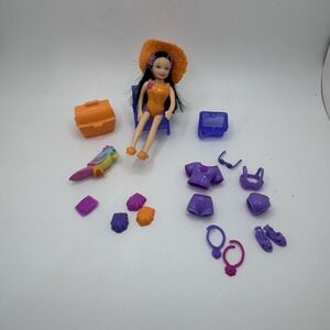 2003 Polly Pocket Wild Waves Shipwreck Cove Doll & Accessories Only No Ship